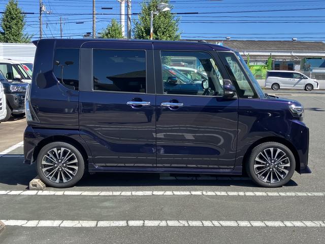 タントカスタムＲＳ　パノラマモニター　シートヒーターＩストップ　シートヒータ　盗難防止　オートライト　ＬＥＤライト　衝突安全ボディ　ベンチシート　ターボ付　パノラマモニター　衝突安全ブレーキ（山口県）の中古車