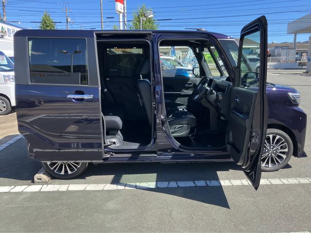 タントカスタムＲＳ　パノラマモニター　シートヒーターＩストップ　シートヒータ　盗難防止　オートライト　ＬＥＤライト　衝突安全ボディ　ベンチシート　ターボ付　パノラマモニター　衝突安全ブレーキ（山口県）の中古車