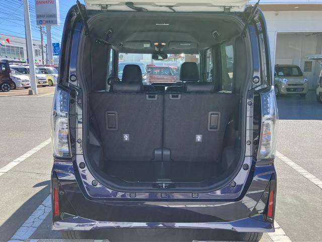 タントカスタムＲＳ　パノラマモニター　シートヒーターＩストップ　シートヒータ　盗難防止　オートライト　ＬＥＤライト　衝突安全ボディ　ベンチシート　ターボ付　パノラマモニター　衝突安全ブレーキ（山口県）の中古車