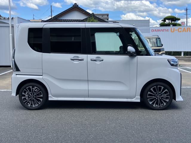 タントカスタムＲＳ　バックカメラ　シートヒーターコーナーソナー　禁煙　シートヒータ　１オーナー　ＬＥＤライト　オートライト　盗難防止　ターボ付　点検記録簿　衝突安全ブレーキ　衝突安全ボディ　Ｉストップ（山口県）の中古車