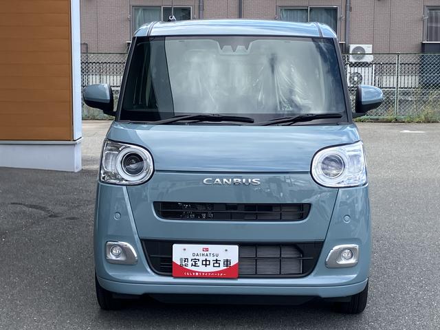 ムーヴキャンバスセオリーＧターボ　バックカメラ　シートヒーター衝突回避支援ブレーキ機能　シ−トヒ−タ−　バックモニター　盗難防止システム　オートライト　禁煙　アイドリングＳＴＯＰ　オートマチックハイビーム　記録簿　ワンオーナ　キーフリーシステム　ターボ（山口県）の中古車
