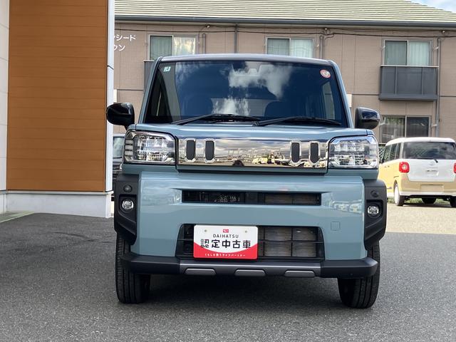 タフトＧ　ダーククロムベンチャー　シートヒーター　バックカメラガラスルーフ　衝突安全ボディ　シートヒーター付き　盗難防止システム　キーフリー　オートライト　誤発進抑制装置　ＬＥＤライト　レーンキープアシスト　リアカメラ　記録簿　アルミ　コーナーソナー　禁煙車（山口県）の中古車