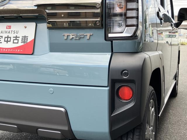タフトＧ　ダーククロムベンチャー　シートヒーター　バックカメラガラスルーフ　衝突安全ボディ　シートヒーター付き　盗難防止システム　キーフリー　オートライト　誤発進抑制装置　ＬＥＤライト　レーンキープアシスト　リアカメラ　記録簿　アルミ　コーナーソナー　禁煙車（山口県）の中古車