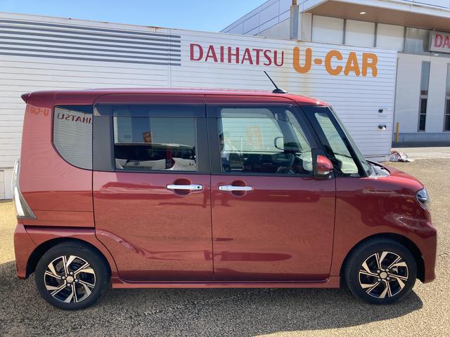タントカスタムＸセレクションインパネシフト　電子カードキー　プッシュスタートスイッチ　衝突軽減ブレーキサポート　車線逸脱警報　オートハイビーム（鹿児島県）の中古車