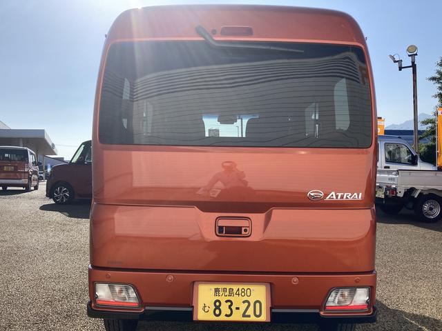 アトレーＲＳターボ車　インパネシフト　プッシュスタートスイッチ　電子カードキー　両側スライドドア　緊急ブレーキ　ＡＢＳ（鹿児島県）の中古車