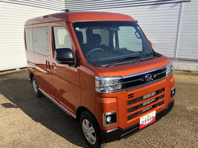 アトレーＲＳターボ車　インパネシフト　プッシュスタートスイッチ　電子カードキー　両側スライドドア　緊急ブレーキ　ＡＢＳ（鹿児島県）の中古車