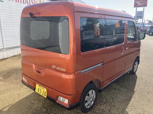 アトレーＲＳターボ車　インパネシフト　プッシュスタートスイッチ　電子カードキー　両側スライドドア　緊急ブレーキ　ＡＢＳ（鹿児島県）の中古車