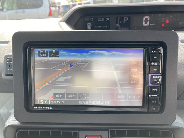 タントＸインパネシフト　プッシュスタートスイッチ　電子カードキー　カーナビ　両側スライド　ＡＢＳ　ＡＴハイビーム　衝突軽減（鹿児島県）の中古車