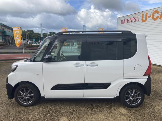 タントファンクロスインパネシフト　プッシュスタートスイッチ　電子カードキー　電動パーキングブレーキ　車線逸脱警報　アルミホイール　ＡＢＳ　シートヒーター（鹿児島県）の中古車