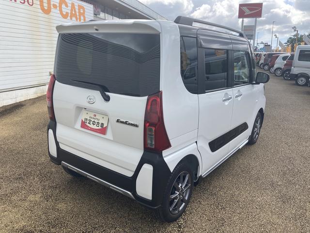 タントファンクロスインパネシフト　プッシュスタートスイッチ　電子カードキー　電動パーキングブレーキ　車線逸脱警報　アルミホイール　ＡＢＳ　シートヒーター（鹿児島県）の中古車