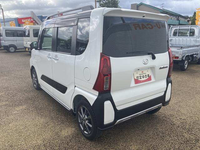 タントファンクロスインパネシフト　プッシュスタートスイッチ　電子カードキー　電動パーキングブレーキ　車線逸脱警報　アルミホイール　ＡＢＳ　シートヒーター（鹿児島県）の中古車