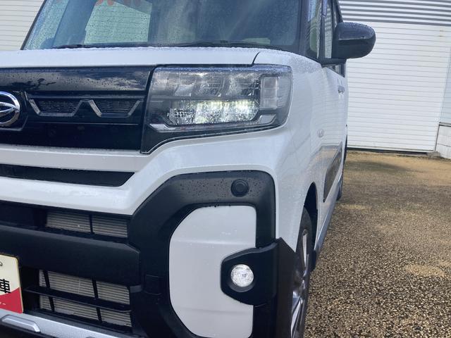 タントファンクロスインパネシフト　プッシュスタートスイッチ　電子カードキー　電動パーキングブレーキ　車線逸脱警報　アルミホイール　ＡＢＳ　シートヒーター（鹿児島県）の中古車