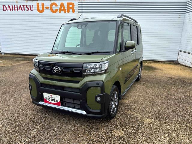 タントファンクロスインパネシフト　プッシュスタートスイッチ　電子カードキー　電動パーキングブレーキ　ディスプレイオーディオ　アルミホイール　両側オートドア　レーンキープアシスト　衝突軽減システム　ＡＢＳ（鹿児島県）の中古車