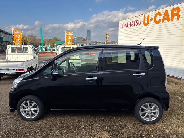 ムーヴカスタム　Ｘインパネシフト　プッシュスタートスイッチ　電子カードキー　助手席エアバック　ＡＢＳ　カーナビ　オートエアコン　アルミホイール（鹿児島県）の中古車