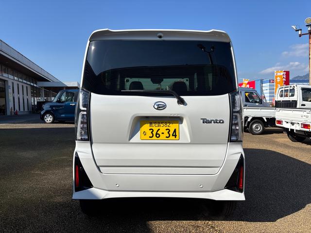 タントカスタムXインパネシフト プッシュスタートスイッチ 電子カードキー 電動パーキングブレーキ 衝突被害軽減システム アルミホイール ABS(鹿児島県)の中古車