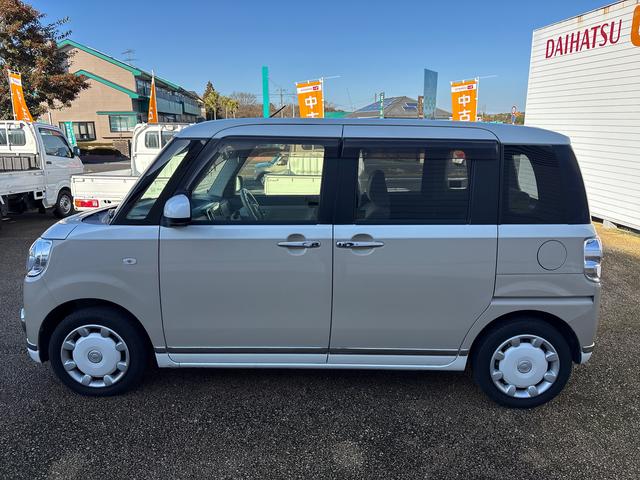 ムーヴキャンバスＸメイクアップリミテッド　ＳＡIIIインパネシフト　プッシュスタートスイッチ　電子カードキー　カーナビ　左右パワースライドドア　衝突被害軽減システム　ＡＢＳ（鹿児島県）の中古車