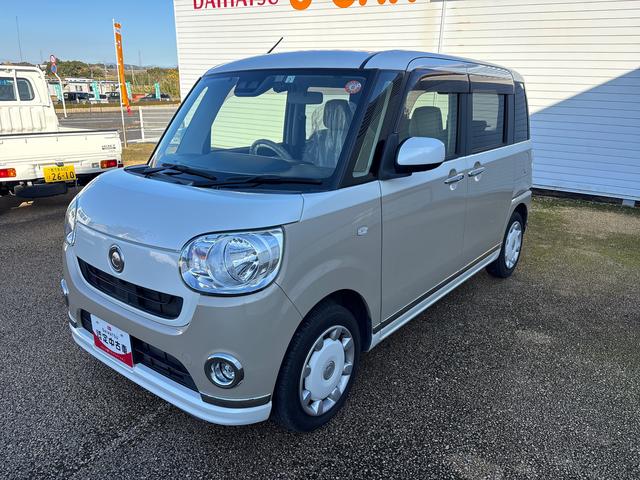 ムーヴキャンバスＸメイクアップリミテッド　ＳＡIIIインパネシフト　プッシュスタートスイッチ　電子カードキー　カーナビ　左右パワースライドドア　衝突被害軽減システム　ＡＢＳ（鹿児島県）の中古車