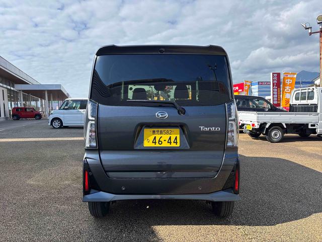 タントカスタムＸインパネシフト　プッシュスタートスイッチ　電子カードキー　電動パーキングブレーキ　衝突軽減ブレーキ　車線逸脱防止　アルミホイール　両側パワースライドドア　ＡＢＳ（鹿児島県）の中古車