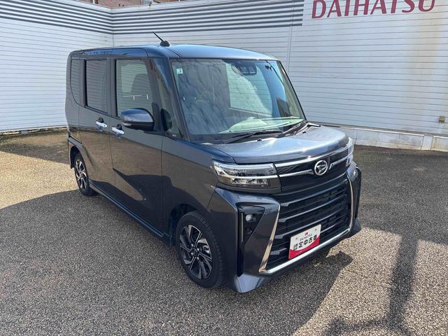 タントカスタムＸインパネシフト　プッシュスタートスイッチ　電子カードキー　電動パーキングブレーキ　衝突軽減ブレーキ　車線逸脱防止　アルミホイール　両側パワースライドドア　ＡＢＳ（鹿児島県）の中古車