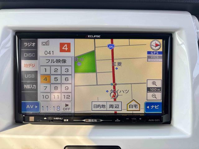 ハスラーGインパネシフト プッシュスタートスイッチ 電子カードキー カーナビ ABS付 Wエアバッグ オートエアコン(鹿児島県)の中古車