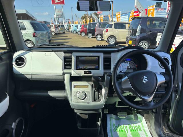 ハスラーGインパネシフト プッシュスタートスイッチ 電子カードキー カーナビ ABS付 Wエアバッグ オートエアコン(鹿児島県)の中古車