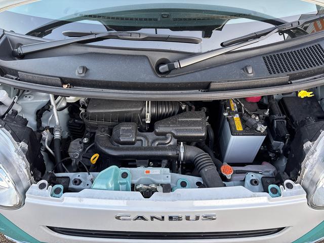 ムーヴキャンバスストライプスＧインパネシフト　プッシュスタートスイッチ　電子カードキー　電動パーキングブレーキ　Ｗパワースライドドア　前後誤発進抑制　車線逸脱警告　オートハイビーム　ＡＢＳ（鹿児島県）の中古車