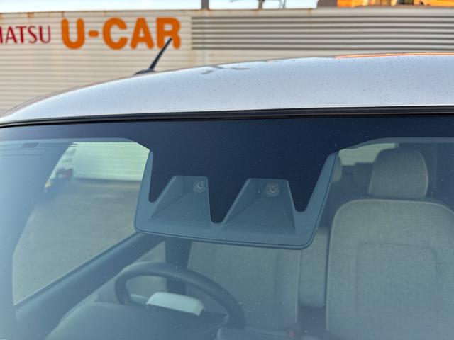 ムーヴキャンバスストライプスＧインパネシフト　プッシュスタートスイッチ　電子カードキー　電動パーキングブレーキ　Ｗパワースライドドア　前後誤発進抑制　車線逸脱警告　オートハイビーム　ＡＢＳ（鹿児島県）の中古車