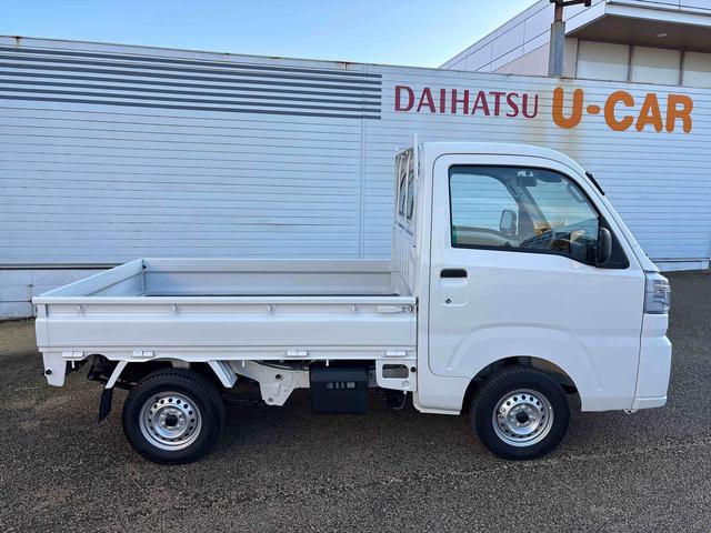 ハイゼットトラックスタンダード5MT車 切替式4WD 誤発進抑制機能 車線逸脱警報 パワステ エアバッグ オートマチックハイビーム ABS エアコン付き(鹿児島県)の中古車