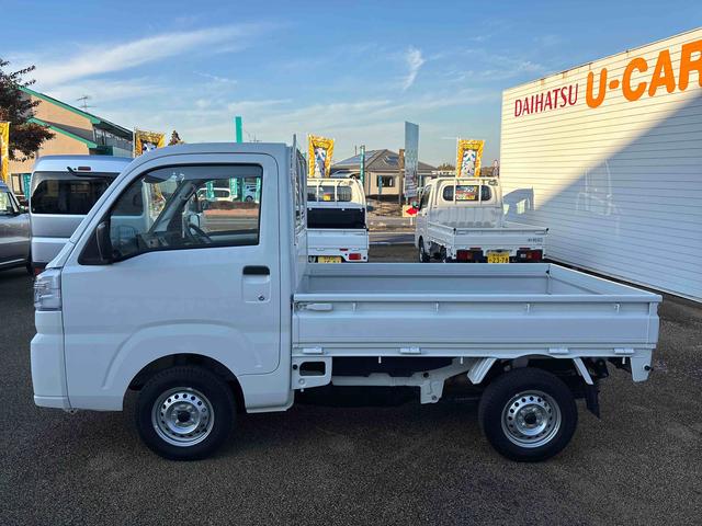 ハイゼットトラックスタンダード5MT車 切替式4WD 誤発進抑制機能 車線逸脱警報 パワステ エアバッグ オートマチックハイビーム ABS エアコン付き(鹿児島県)の中古車