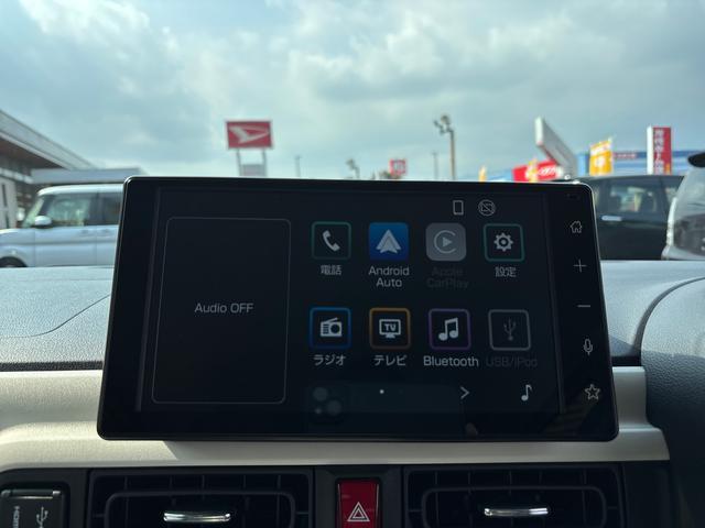 ムーヴキャンバスストライプスGターボターボ インパネシフト プッシュスタートスイッチ 電子カードキー 電動パーキングブレーキ ディスプレイオーディオ バックモニター 両側パワースライドドア オートマチックハイビーム 衝突回避支援装置(鹿児島県)の中古車