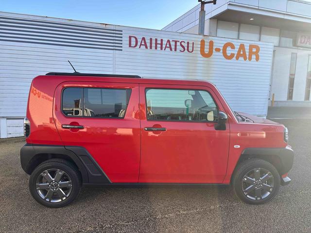 タフトＧ　ダーククロムベンチャーインパネシフト　プッシュスタートスイッチ　電子カードキー　電動パーキングブレーキ　カーナビ　バックモニター　サンル−フ　被害軽減ブレーキ　車線逸脱警報装置　ＡＢＳ　アルミホイール　ＡＴハイビーム（鹿児島県）の中古車