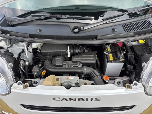 ムーヴキャンバスストライプスGインパネシフト プッシュスタートスイッチ 電子カードキー 電動パーキングブレーキ 両側電動スライドドア 前後誤発進抑制 車線逸脱警告 オートハイビーム ABS(鹿児島県)の中古車