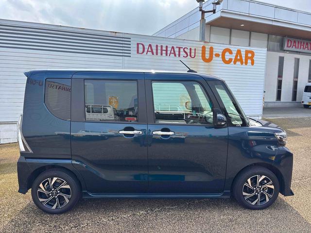 タントカスタムXインパネシフト プッシュスタートスイッチ 電子カードキー 電動パーキングブレーキ 両側パワースライドドア アルミホイール 衝突被害軽減システム ABS フォグランプ(鹿児島県)の中古車