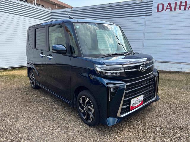 タントカスタムXインパネシフト プッシュスタートスイッチ 電子カードキー 電動パーキングブレーキ 両側パワースライドドア アルミホイール 衝突被害軽減システム ABS フォグランプ(鹿児島県)の中古車