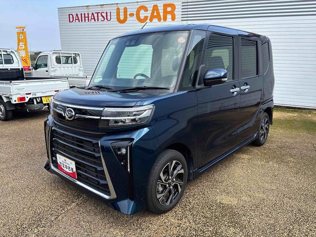 タントカスタムXインパネシフト プッシュスタートスイッチ 電子カードキー 電動パーキングブレーキ 両側パワースライドドア アルミホイール 衝突被害軽減システム ABS フォグランプ(鹿児島県)の中古車