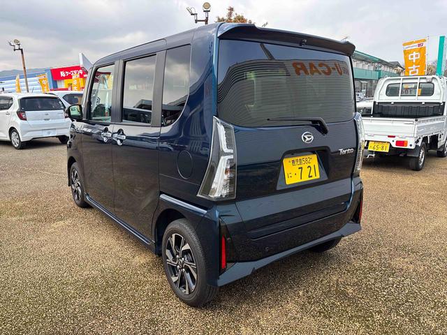 タントカスタムXインパネシフト プッシュスタートスイッチ 電子カードキー 電動パーキングブレーキ 両側パワースライドドア アルミホイール 衝突被害軽減システム ABS フォグランプ(鹿児島県)の中古車