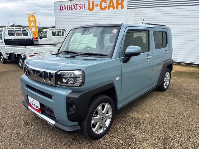 タフトＧ　クロムベンチャーインパネシフト　プッシュスタートスイッチ　電子カードキー　電動パーキングブレーキ　車線逸脱警報装置　ＡＢＳ　ＡＴハイビーム　アルミホイール　ガラスルーフ（鹿児島県）の中古車