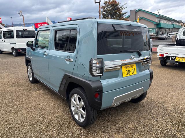 タフトＧ　クロムベンチャーインパネシフト　プッシュスタートスイッチ　電子カードキー　電動パーキングブレーキ　車線逸脱警報装置　ＡＢＳ　ＡＴハイビーム　アルミホイール　ガラスルーフ（鹿児島県）の中古車