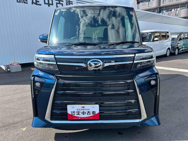 タントカスタムＸインパネシフト　プッシュスタートスイッチ　電子カードキー　電動パーキングブレーキ　カーナビ　バックモニター　両側パワースライドドア　レーンキープアシスト　オートマチックハイビーム　ＡＢＳ（鹿児島県）の中古車