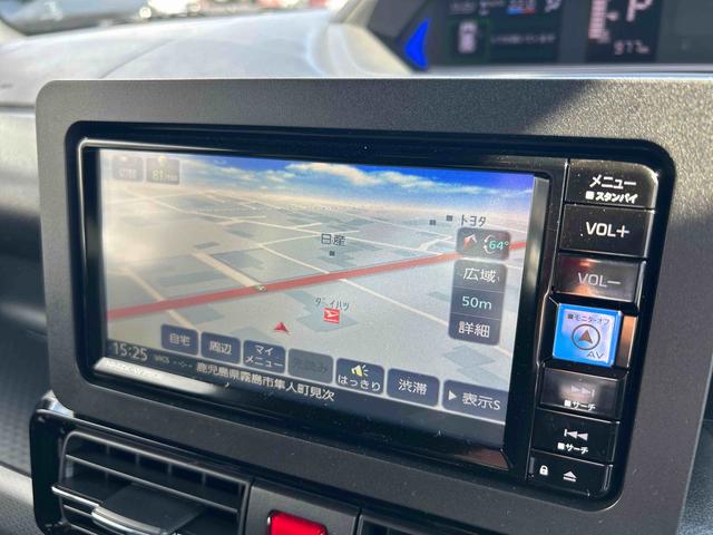 タントカスタムＸインパネシフト　プッシュスタートスイッチ　電子カードキー　電動パーキングブレーキ　カーナビ　バックモニター　両側パワースライドドア　レーンキープアシスト　オートマチックハイビーム　ＡＢＳ（鹿児島県）の中古車