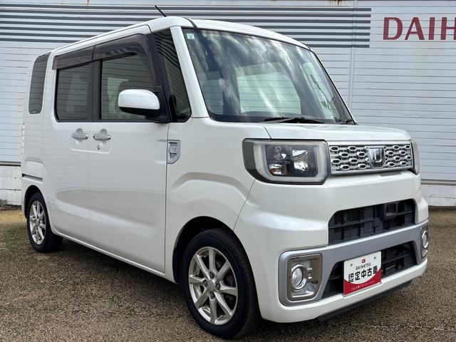 ウェイクＸ　ＳＡターボ車　インパネシフト　プッシュスタートスイッチ　電子カードキー　カーナビ　　両側スライド片側電動ドア　ＡＢＳ　アルミホイール　衝突軽減システム（鹿児島県）の中古車