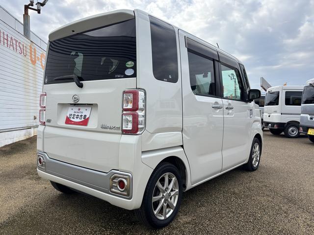 ウェイクＸ　ＳＡターボ車　インパネシフト　プッシュスタートスイッチ　電子カードキー　カーナビ　　両側スライド片側電動ドア　ＡＢＳ　アルミホイール　衝突軽減システム（鹿児島県）の中古車