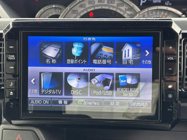 ウェイクＸ　ＳＡターボ車　インパネシフト　プッシュスタートスイッチ　電子カードキー　カーナビ　　両側スライド片側電動ドア　ＡＢＳ　アルミホイール　衝突軽減システム（鹿児島県）の中古車