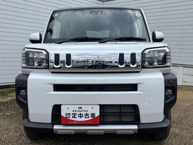 タフトＧ　クロムベンチャーインパネシフト　プッシュスタートスイッチ　電子カードキー　電動パーキングブレーキ　カーナビ　レーンキープアシスト　オートハイビーム　パノラマガラスルーフ　誤発進抑制装置　アルミホイール　ＡＢＳ（鹿児島県）の中古車