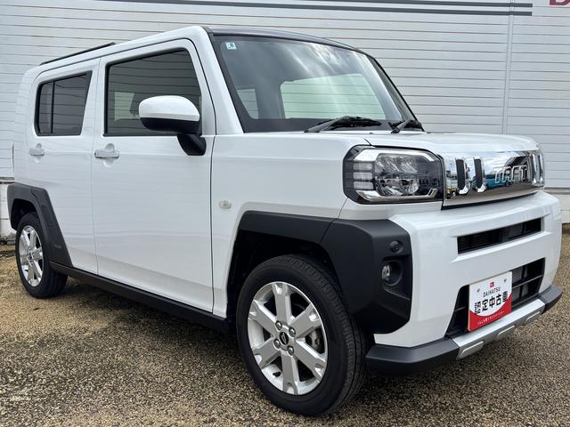 タフトＧ　クロムベンチャーインパネシフト　プッシュスタートスイッチ　電子カードキー　電動パーキングブレーキ　カーナビ　レーンキープアシスト　オートハイビーム　パノラマガラスルーフ　誤発進抑制装置　アルミホイール　ＡＢＳ（鹿児島県）の中古車