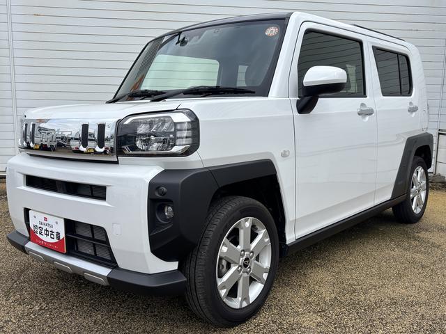 タフトＧ　クロムベンチャーインパネシフト　プッシュスタートスイッチ　電子カードキー　電動パーキングブレーキ　カーナビ　レーンキープアシスト　オートハイビーム　パノラマガラスルーフ　誤発進抑制装置　アルミホイール　ＡＢＳ（鹿児島県）の中古車