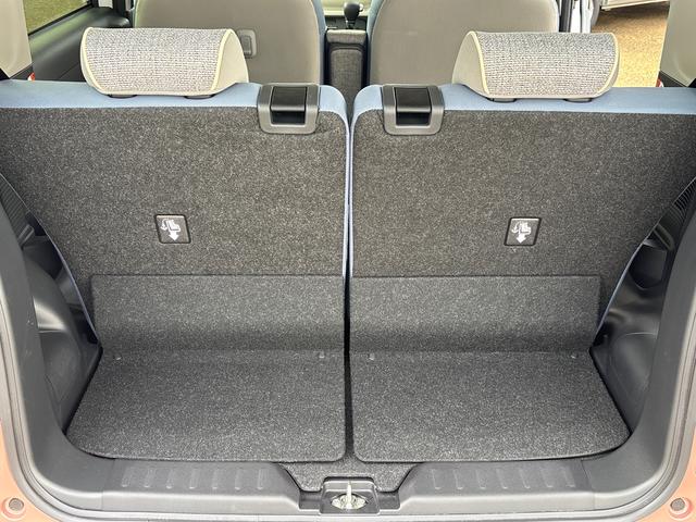 ムーヴキャンバスストライプスＧインパネシフト　プッシュスタートスイッチ　電子カードキー　電動パーキングブレーキ　カーナビ　両側電動スライドドア　衝突被害軽減　車線逸脱　オートハイビーム　ＡＢＳ（鹿児島県）の中古車