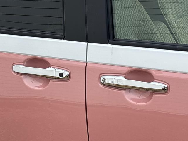 ムーヴキャンバスストライプスＧインパネシフト　プッシュスタートスイッチ　電子カードキー　電動パーキングブレーキ　カーナビ　両側電動スライドドア　衝突被害軽減　車線逸脱　オートハイビーム　ＡＢＳ（鹿児島県）の中古車