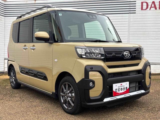 タントファンクロスインパネシフト　プッシュスタートスイッチ　電子カードキー　電動パーキングブレーキ　カーナビ　バックモニター　誤発進抑制機能　左右パワースライドドア　レーンキープアシスト　アルミホイール　ＡＢＳ（鹿児島県）の中古車