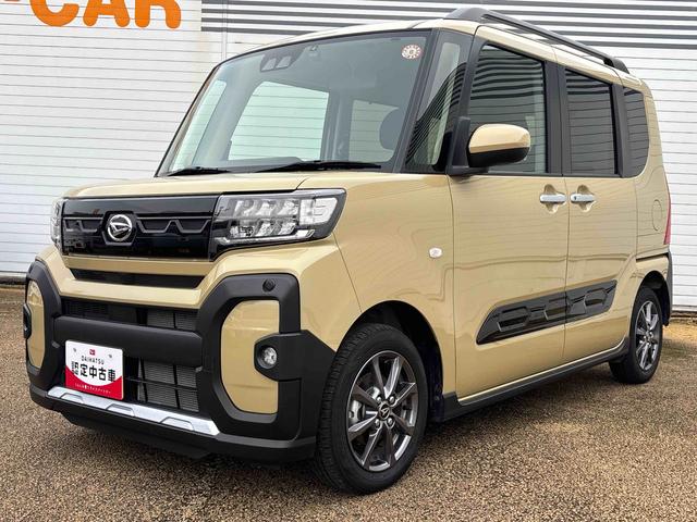 タントファンクロスインパネシフト　プッシュスタートスイッチ　電子カードキー　電動パーキングブレーキ　カーナビ　バックモニター　誤発進抑制機能　左右パワースライドドア　レーンキープアシスト　アルミホイール　ＡＢＳ（鹿児島県）の中古車